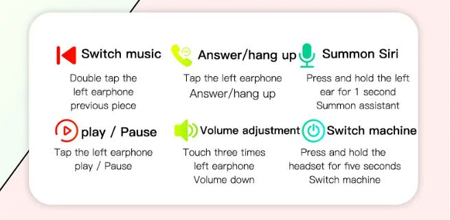 X26 Wireless Bluetooth TWS Sport Headset - Skin Tone