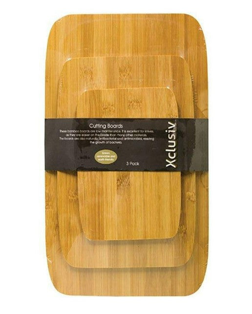 Bamboo Cutting Boards - 3 Pieces