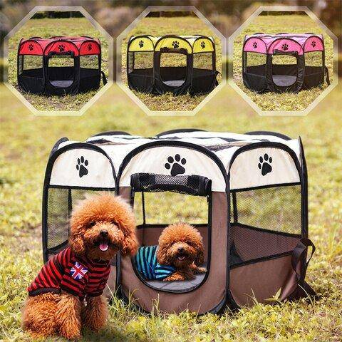 Portable Dog Cat Playpen - Medium