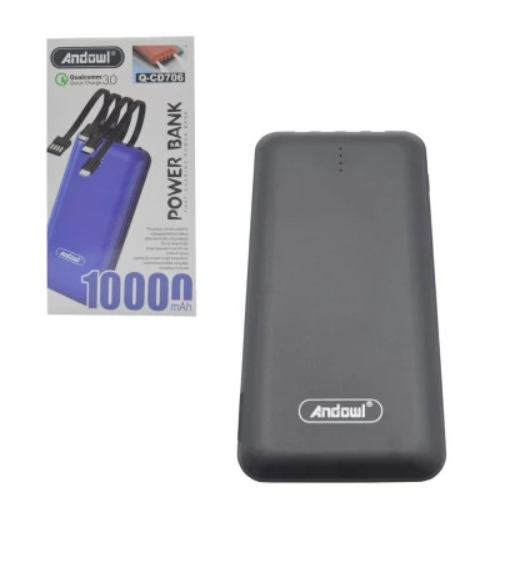 Multi-Cabled Power Bank 10000mAh