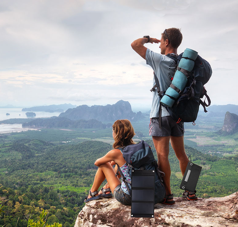 Waterproof SUN POWER Solar Charger 5V21W -  Mobile Phone Charger