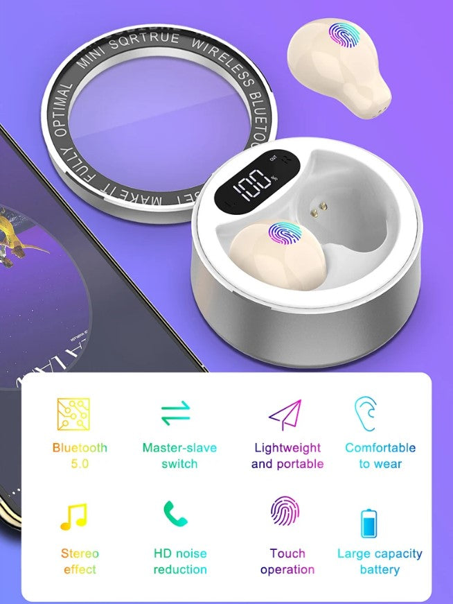 X26 Wireless Bluetooth TWS Sport Headset - Skin Tone