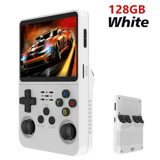 R36S Retro Handheld Video Game Console Linux System 3.5 Inch IPS Screen Portable Pocket Video Player - 128 GB