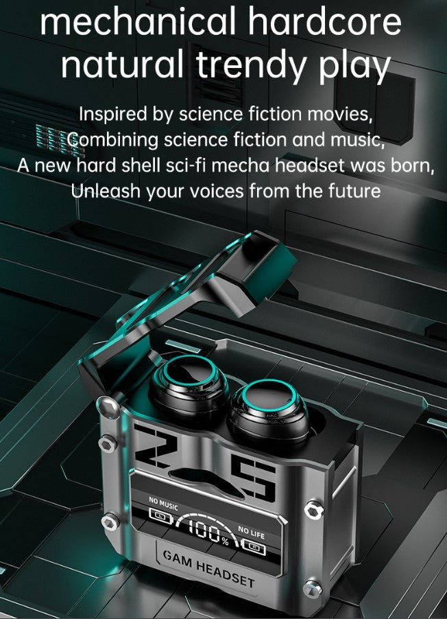 M25 Wireless Binaural TWS 5.2 Power Bank Bluetooth Gaming Headset New Style