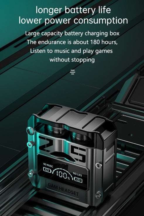 M25 Wireless Binaural TWS 5.2 Power Bank Bluetooth Gaming Headset New Style