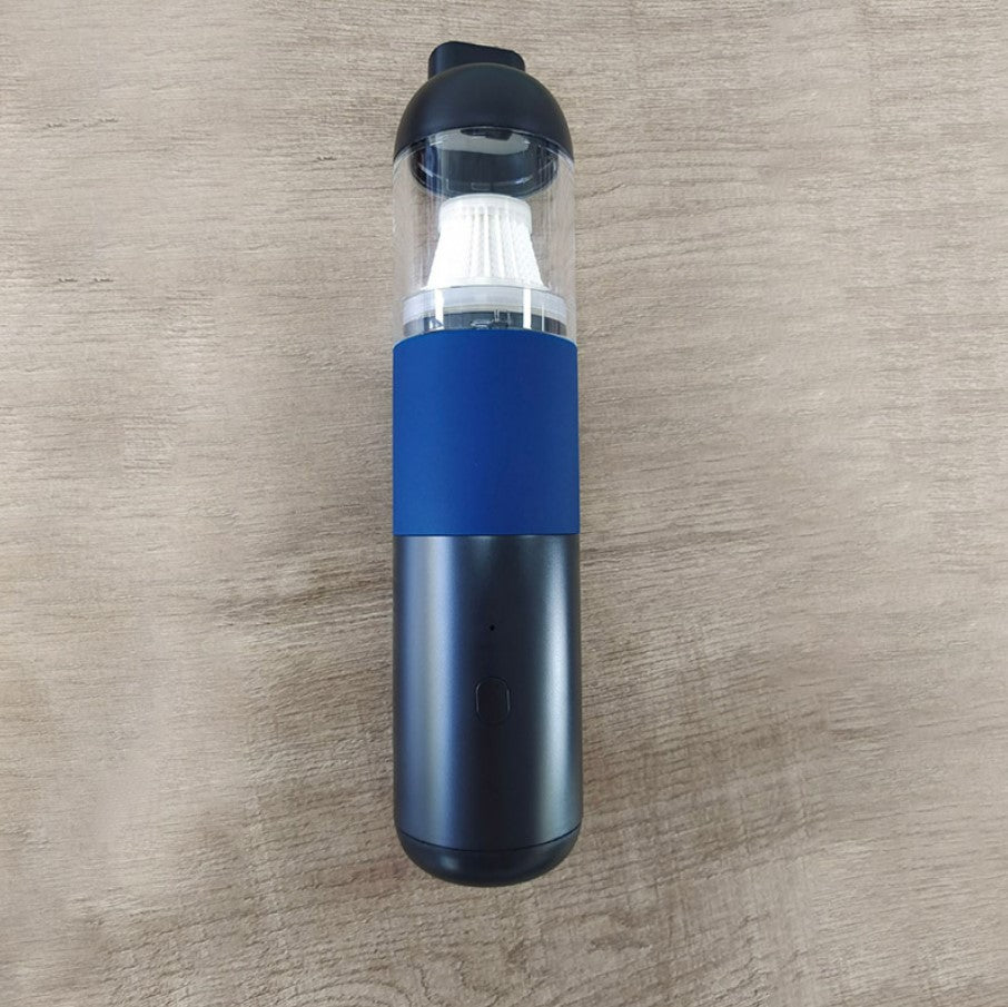 New Handheld Household Car Vacuum Cleaner Small Mini 2-in-1 Portable Wireless High Power Vacuum Cleaner - Blue