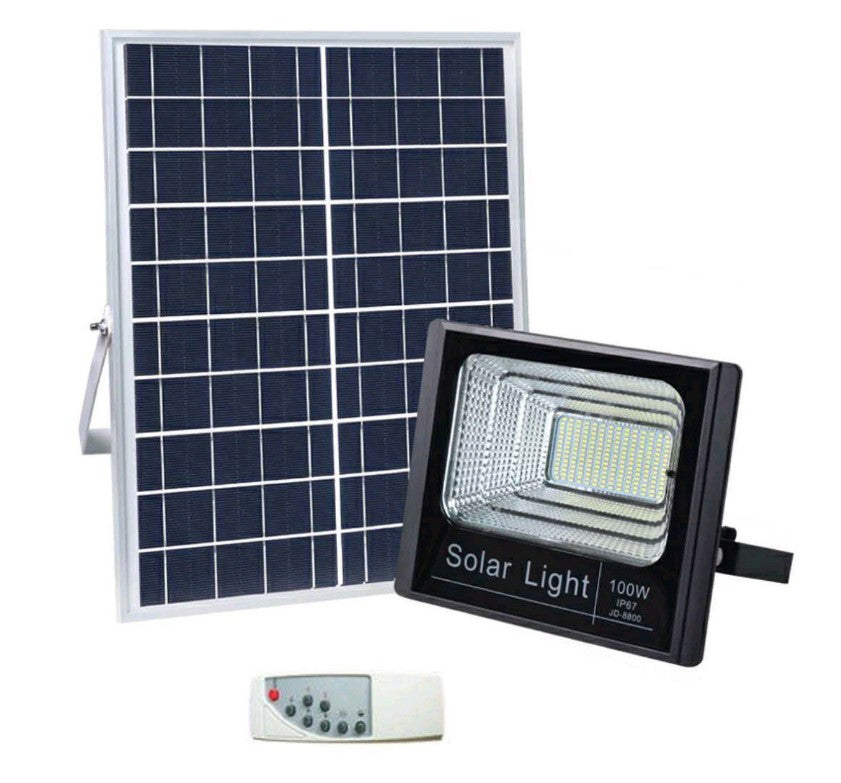 100W SMD LED SOLAR Light with Remote Control