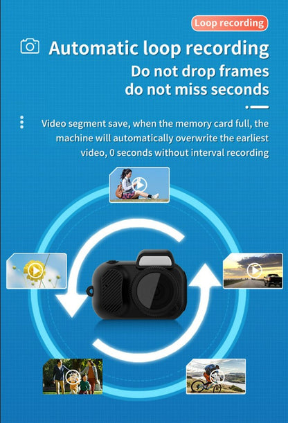 Mini Camera Video Recorder DVR1080P HD Sports Camera