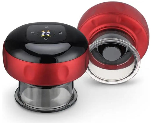 12 Gear Breathing Cupping Massage Instrument - Red